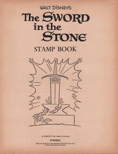 Plakplaatjesboek : The sword in the stone. 5