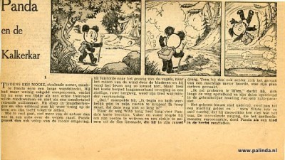 Panda krantenknipsel : Panda en de kalkerkar. 1