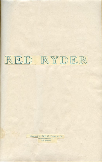 Red Ryder : Album N-1 3