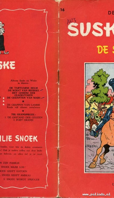 Suske en Wiske (Nederlands ongekleurd) : De straatridder. 3