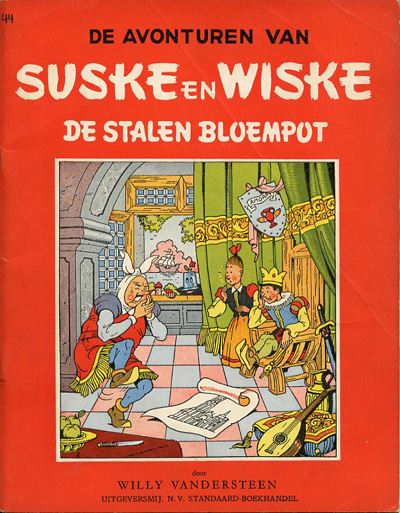 Suske en Wiske (Vlaams ongekleurd) : De stalen bloempot. 1