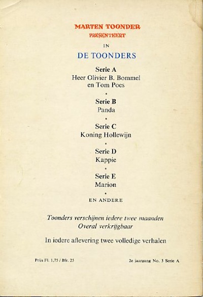 Tom Poes : De Bommel legende. 2