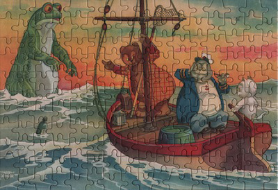 Tom Poes puzzles : Het zeemonster. 1