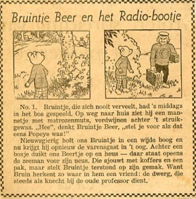 Bruintje Beer : Bruintje Beer en het radio-bootje. 1