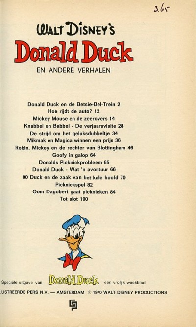 Donald Duck en andere verhalen, 1e reeks : Donald Duck en andere verhalen nr. 16. 4
