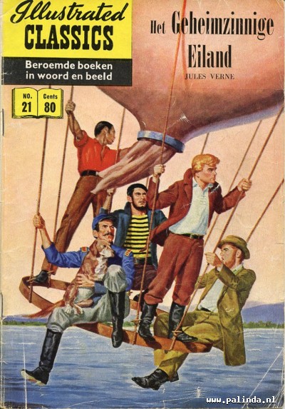 Illustrated classics : Het geheimzinnige eiland. 1