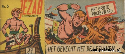 Jezab : Het gevecht met de leeuwen. 1