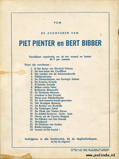Piet Pienter en Bert Bibber : Invasie uit het heelal. 2