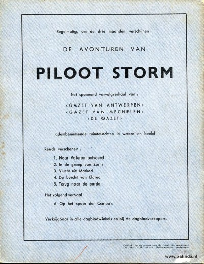 Piloot Storm : Terug naar de aarde. 2