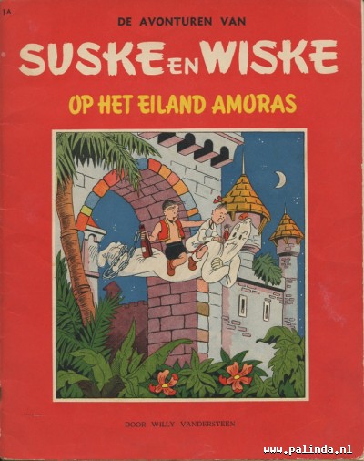 Suske en Wiske (Nederlands ongekleurd) : Op het eiland amoras. 1