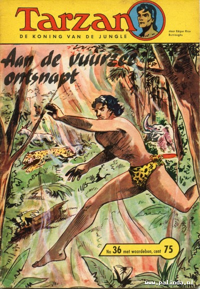 Tarzan : Aan de vuurzee ontsnapt. 1