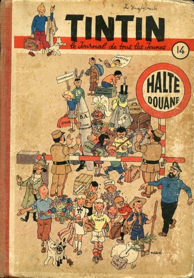 Kuifje weekblad (Frans) : Tintin weekblad bundeling 14 1