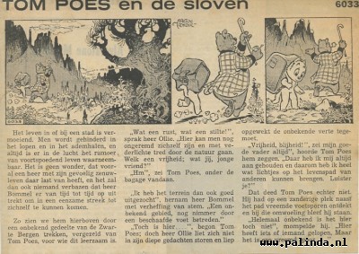 Tom Poes krantenknipsel : Tompoes en de sloven. 1