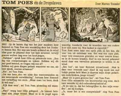 Tom Poes krantenknipsel (herpublicatie) : Tom Poes en de dropslaven. 1