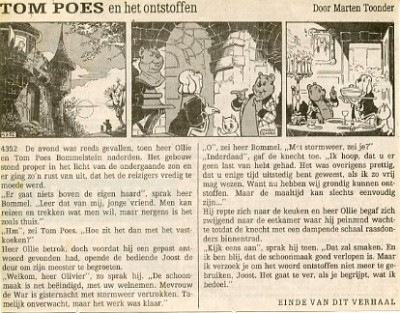 Tom Poes krantenknipsel (herpublicatie) : Tom Poes en het ontstoffen. 2