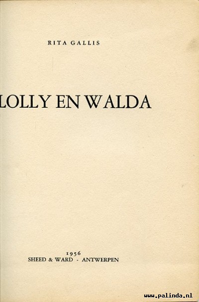 Lolly en Walda : Lolly en Walda. 4