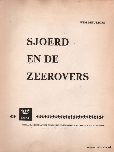 Plakplaatjesboek : Sjoerd en de zeerovers. 4
