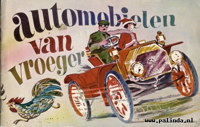 Plakplaatjesboek : Automobielen van vroeger. 1
