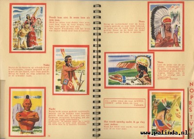 Plakplaatjesboek : De wonderlijke gebarentaal der indianen. 5