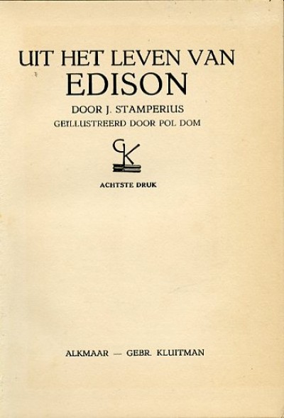 kinderboeken : Uit het leven van Edison. 4