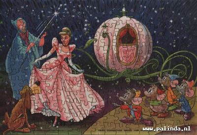 Cinderella : Fairy godmother waves her magic wand. 1