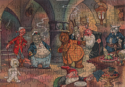 Tom Poes puzzles : Het feestmaal. 1