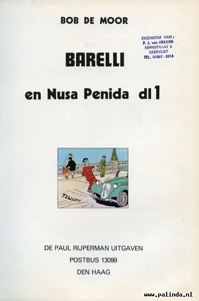 Barelli : Nusa Penida dl 1 en 2. 7