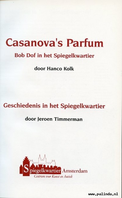 Bob Dof : Casanova's parfum. 5