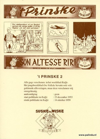 Suske en Wiske (klassiekreeks) : De avonturen van 't prinske nr.2. 4